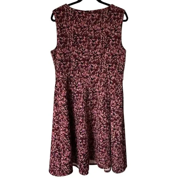 Wisp Stitch Fix Fit and Flare‎ Knit Dress Sleeveless V-Neck Women's Size 12 NWOT - Picture 3 of 8